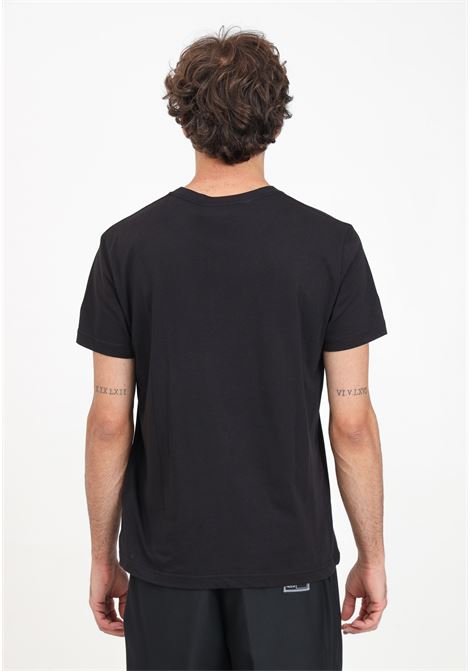 T-shirt a manica corta nera da uomo con Institutional Logo VERSACE JEANS COUTURE | 77GAH6S3J0001899